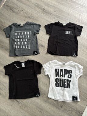 Toddler Trilogy Design Graphic Tee Bundle